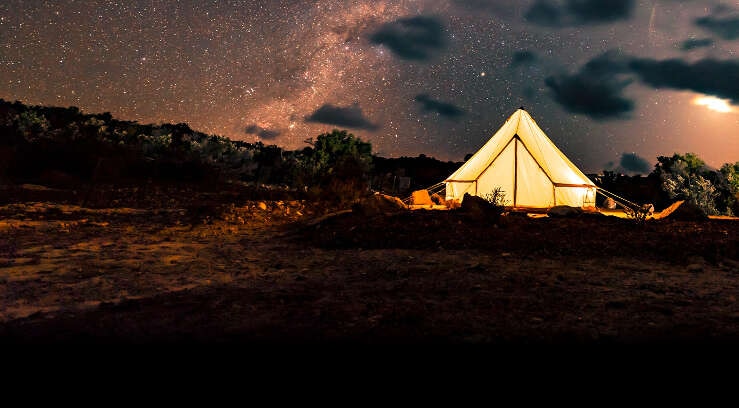 Glamping in Coffin Bay, Eyre Peninsula, South Australia