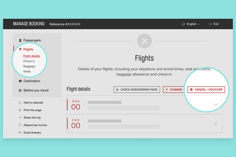 Manage your booking steps