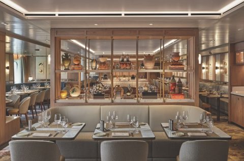 Silversea S.A.L.T kitchen and dining area