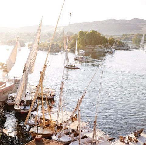 Boats on the River Nile