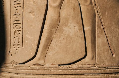 Hieroglypics in Kom Ombo Temple