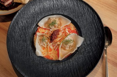 Laksa Bomb dish at Ho Jiak Melbourne
