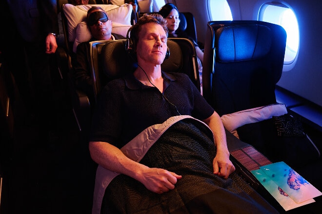 Customer onboard premium economy