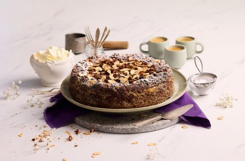 Saveful nutty choc bread cake