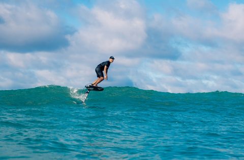 Foil Drive surfer surfing the ocean