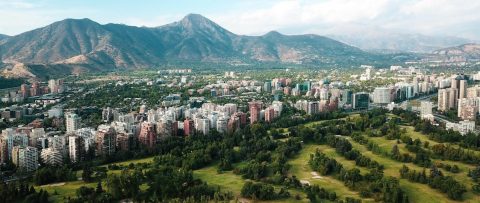 santiago aerial view