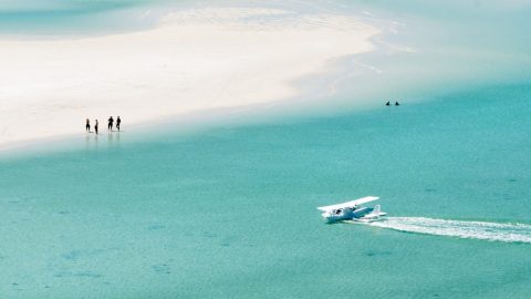 See the island from the air
