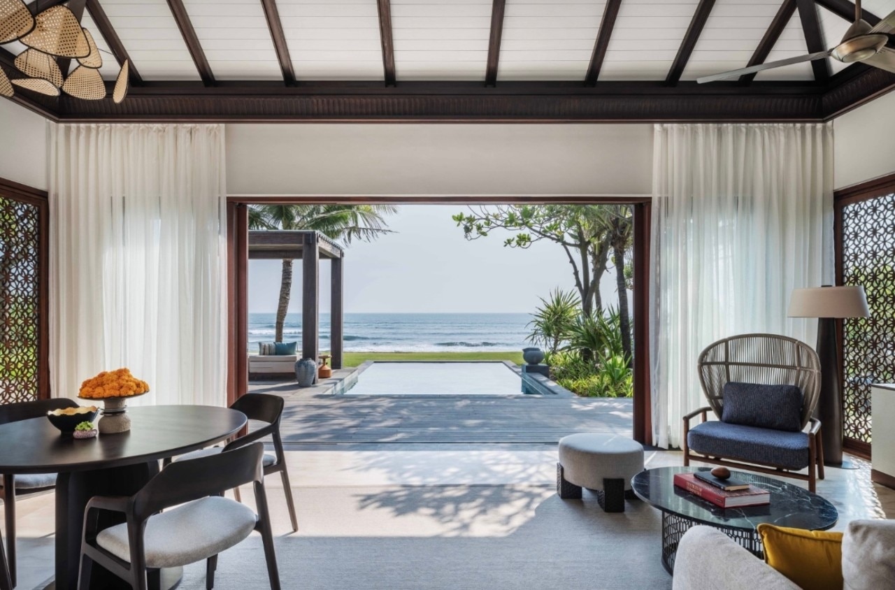 Regent Bali hotel pool outlook in Canggu