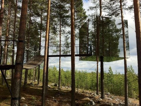 The Mirrorcube, Harads, Sweden