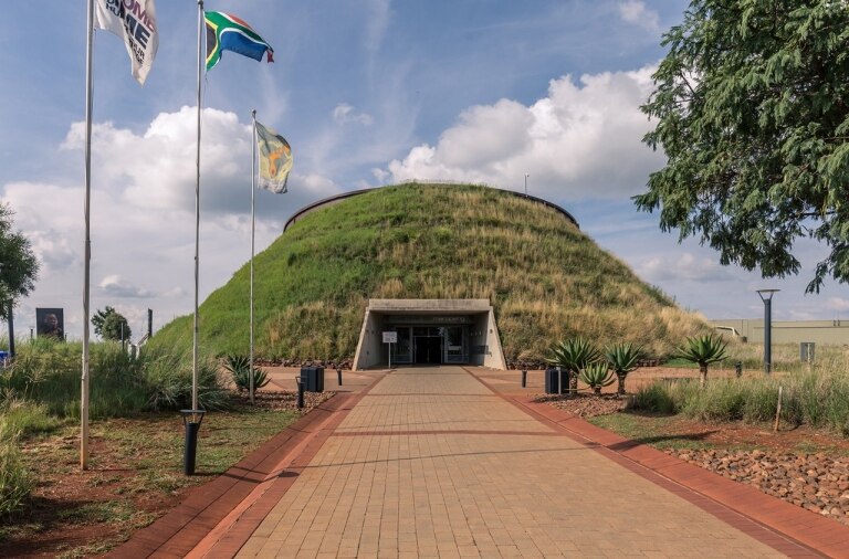 Maropeng Exhibition Centre at the Cradle of Humankind in Johannesburg, South Africa