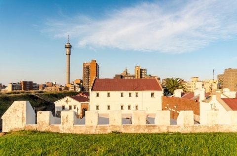 Constitution Hill in Johannesburg, South Africa