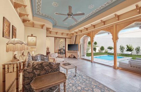 Maharani suite at Raffles Jaipur in India