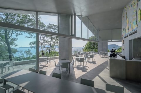 Cafe Naoshima at the Naoshima New Museum of Art
