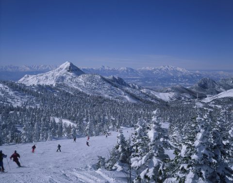 Mount Yokoteyama, Shiga Kogen resort, Japan