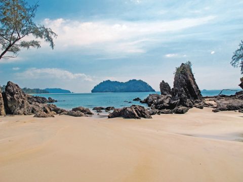 Beach on Myanmar’s Mergui Archipelago