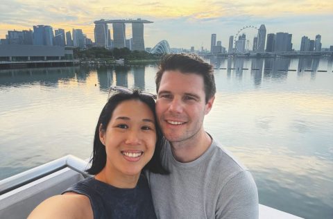 Kyle Beattie at Marina Bay Sands in Singapore