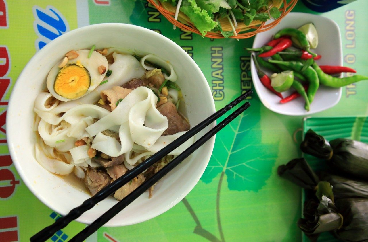 Central Vietnam street food staple mi quang