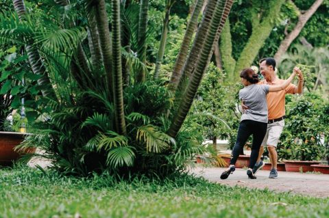Dancers in Gia Dinh Park, Ho Chi Minh City