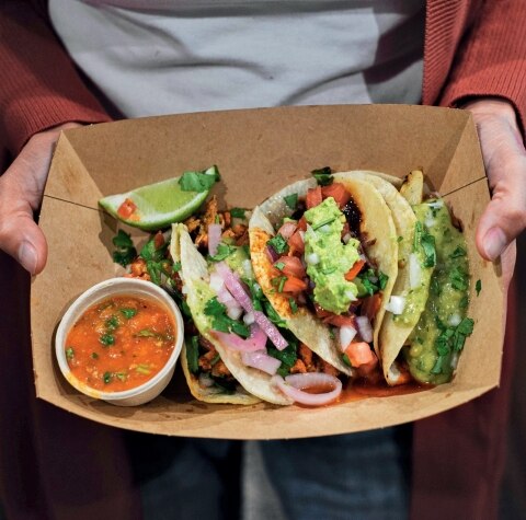 Tacos at Mercado Juarez, Burringbar, NSW