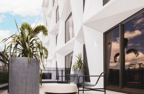 exterior of Hotel X