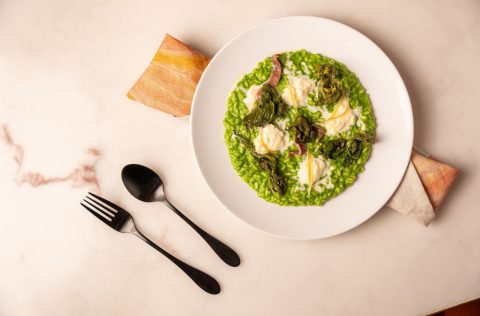 A risotto served at Firma at Emporium Hotel South Bank Brisbane