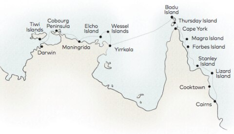 coral explorer top end cruise map