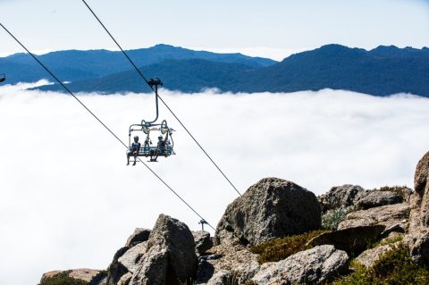 Kosciuszko Express Chairlift at Thredbo, NSW