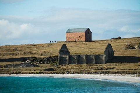 Convict Barn and Clinker Store, Maria Island, Tasmania