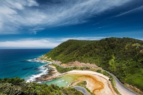Great Ocean Road drive landscape, Victoria