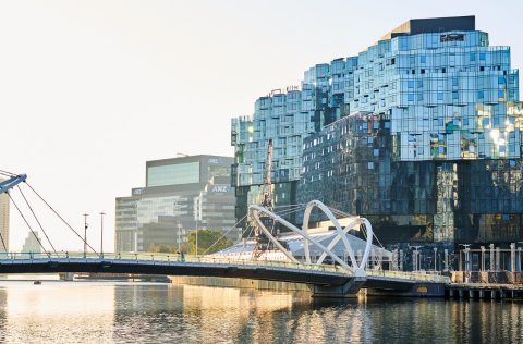 The exterior of the 1 Hotel in Melbourne