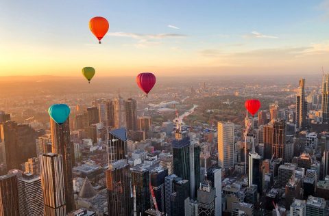 melbourne hot air baloons