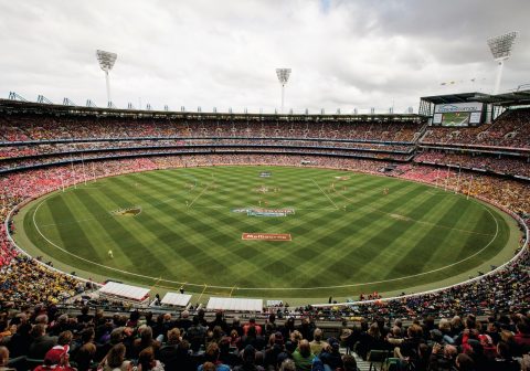 AFL game, MCG, Melbourne, Victoria