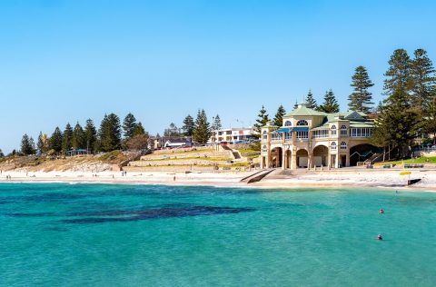 Cottesloe beach in Perth