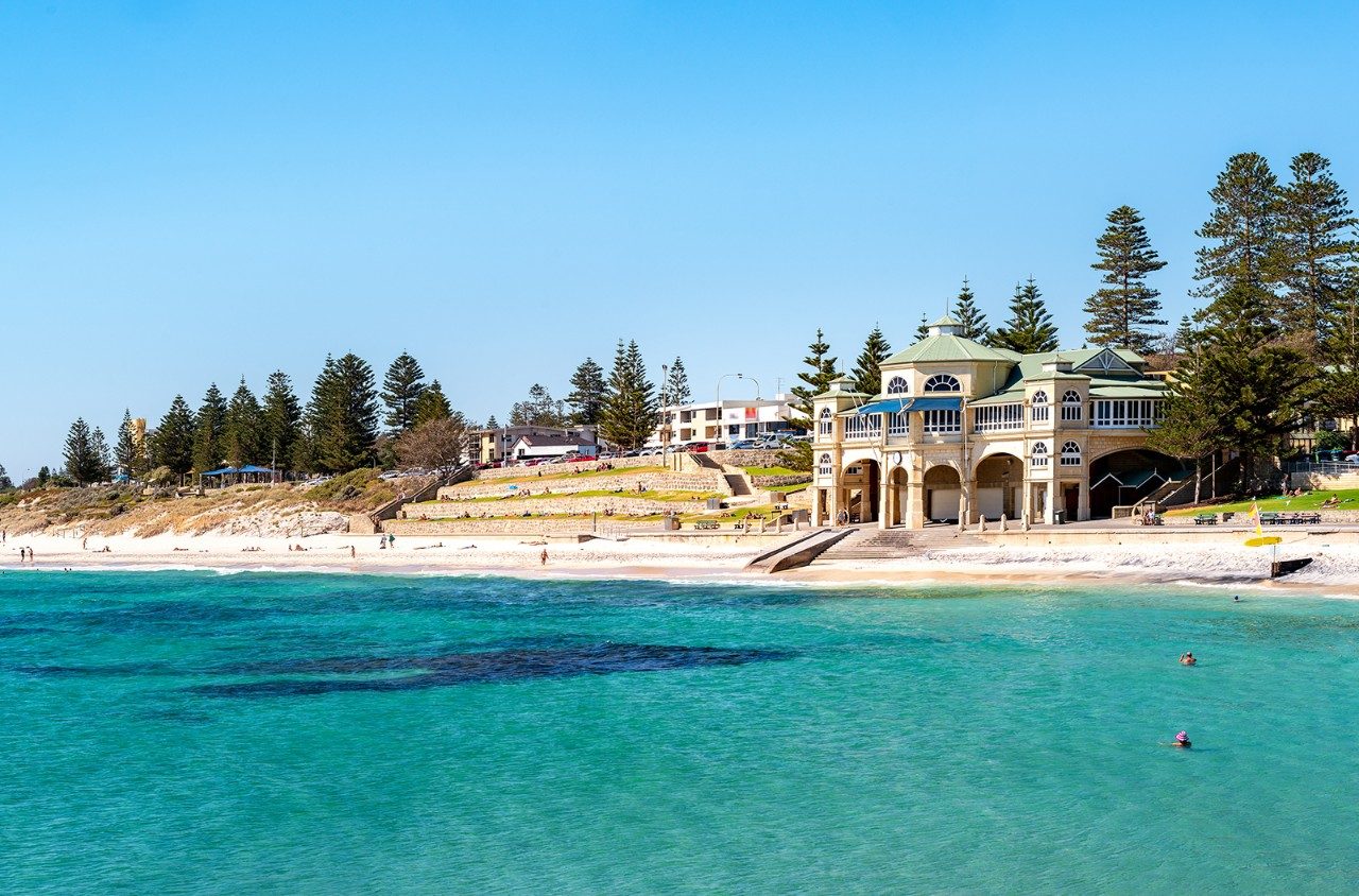 Cottesloe beach in Perth