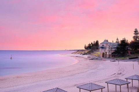 Witness a spectacular sunset