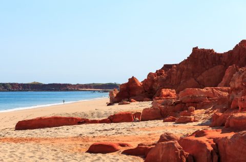 Western Beach on Cape Leveque in Western Australia