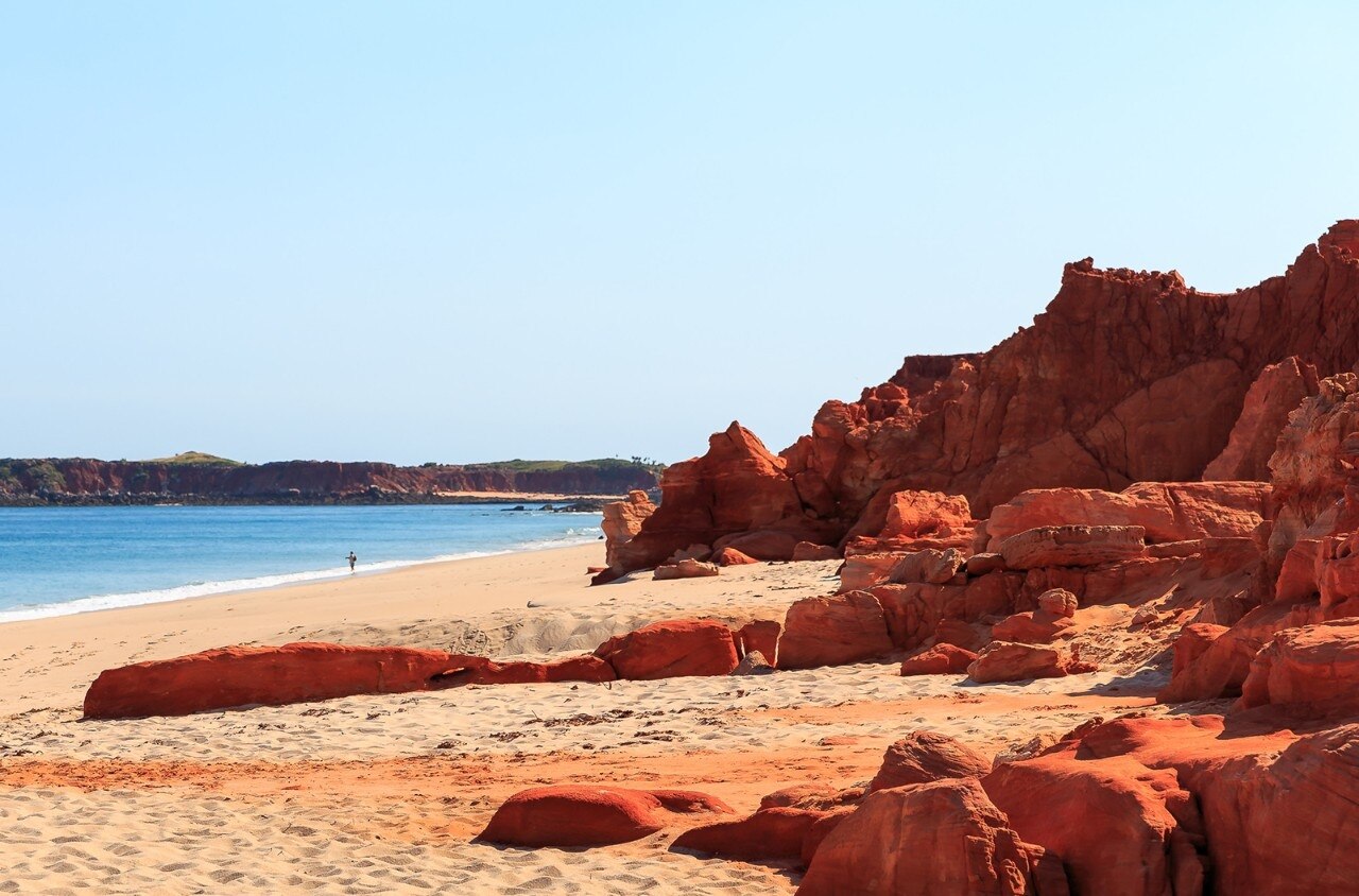 Western Beach on Cape Leveque in Western Australia