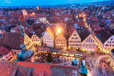 Pick up ornaments at a quintessential German Christmas market