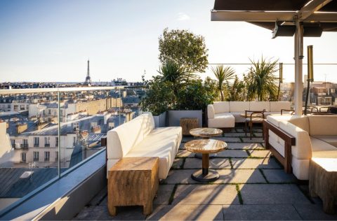 La Fondation hotel rooftop in Paris