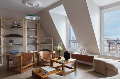 La Suite du Collectionneur by Gilbert Kann suite at Le Grand Hotel Cayre Paris