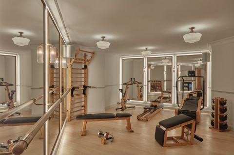 Gym interior, Le Grand Hotel Cayre Paris