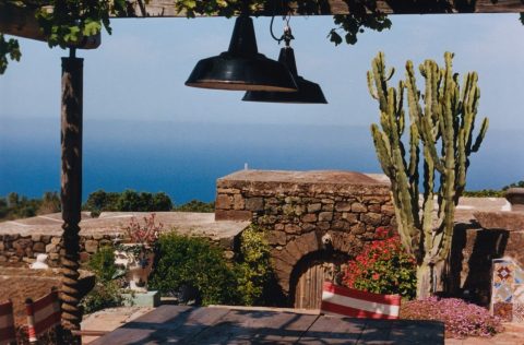 Tenuta Borgia terrace, Pantelleria, Italy