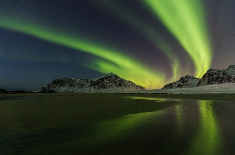 The Northern Lights over Norway