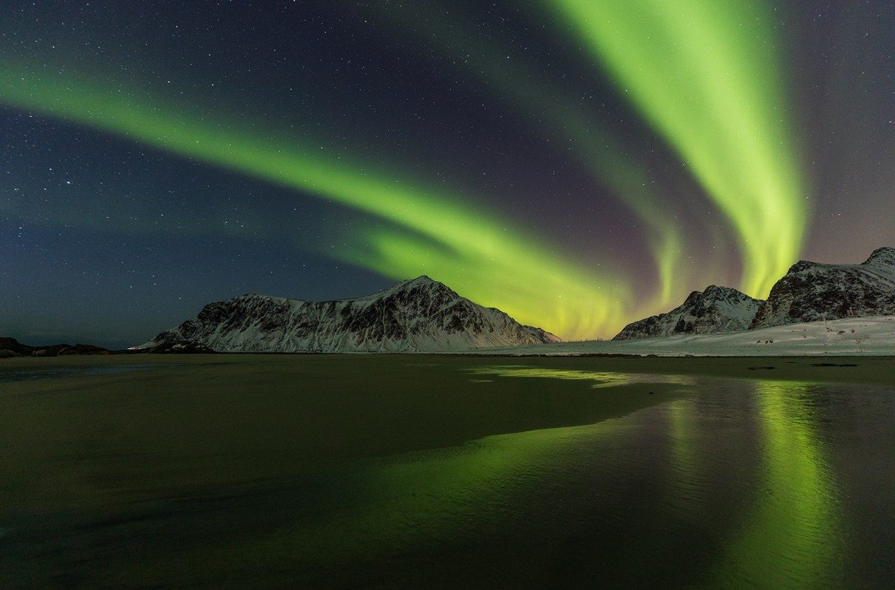 The Northern Lights over Norway