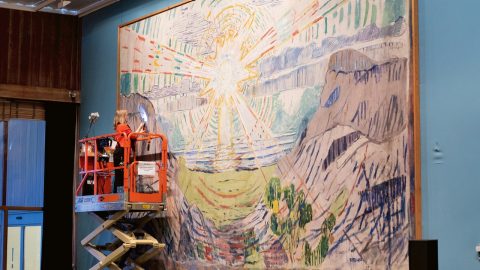 The Sun by Edvard Munch at the Munch Museum, Norway