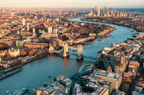 London from above