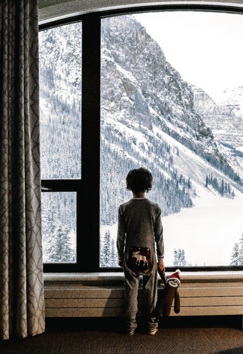 fairmont window child rockies canada