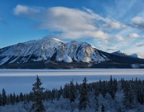 Snow mountain, Yukon Territory, Canada
