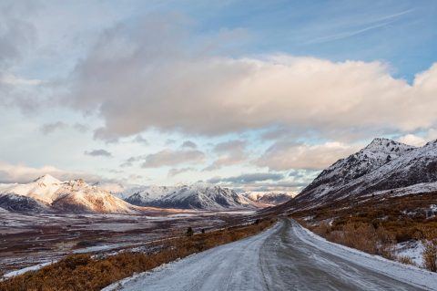 Arctic Circle via the Dempster Highway, Yukon Territory, Canada