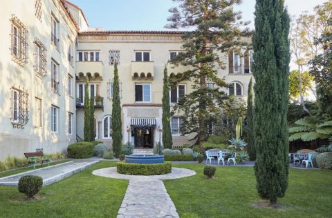 The gardens of Palihouse Santa Monica